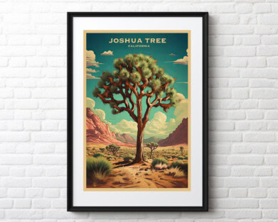 Joshua Tree California Printable Wall Art Poster