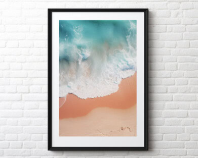 Ocean Surf Boho Wall Art Print