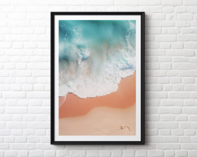 Ocean Surf Boho Wall Art Print