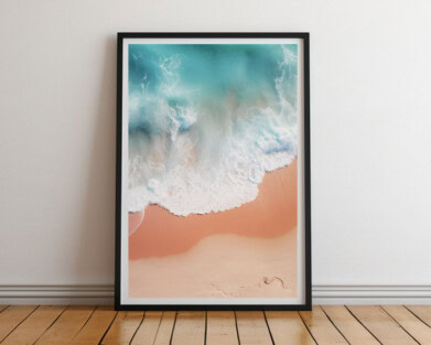Ocean Surf Boho Wall Art Print