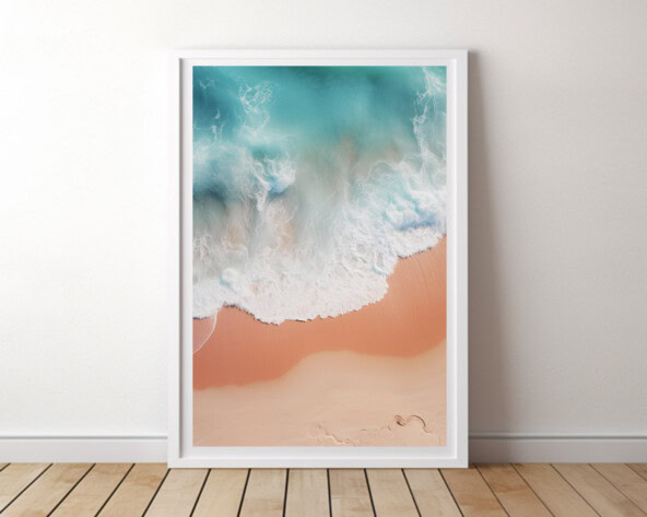 Ocean Surf Boho Wall Art Print