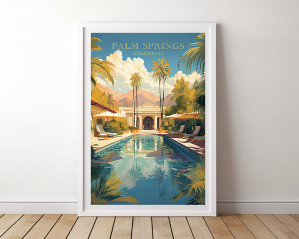 Palm Springs California Wall Art Print