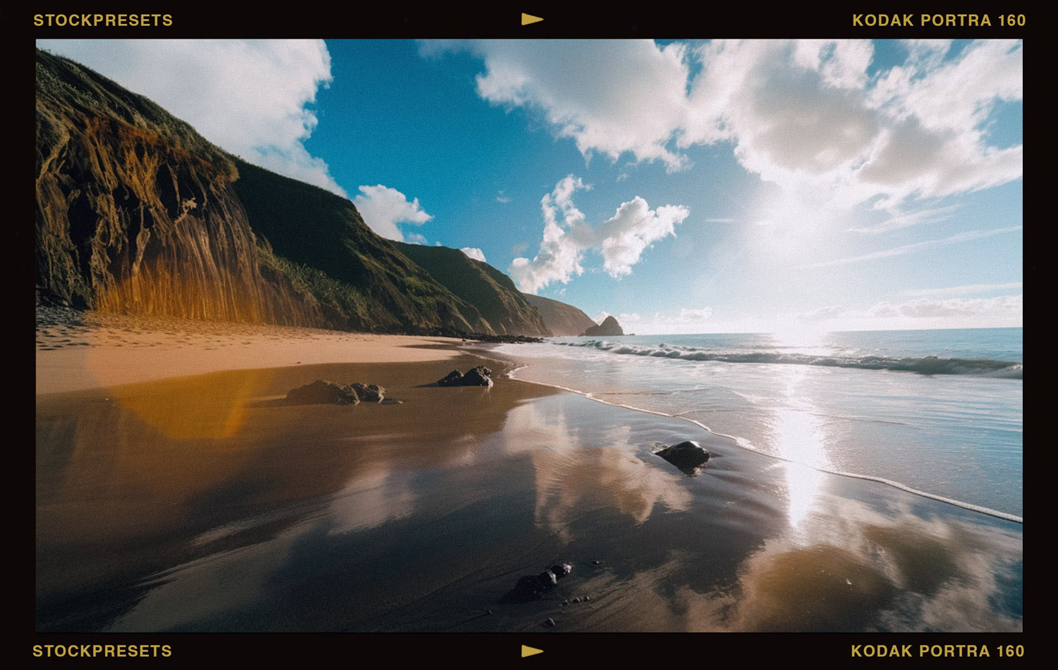 Sunny Beach Photography with Kodak Portra 160